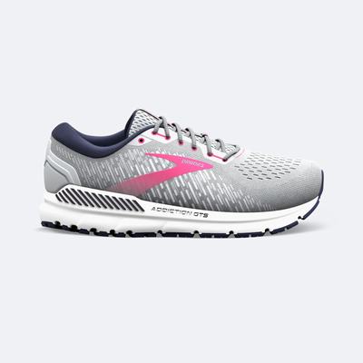 Brooks Addiction GTS 15 Kadın Koşu Ayakkabısı Gri/Lacivert/Pembe | TR-812340