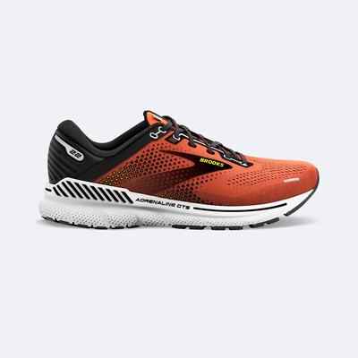 Brooks Adrenaline GTS 22 Erkek Koşu Ayakkabısı Turuncu/Siyah/Beyaz | TR-189634