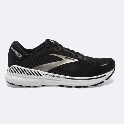 Brooks Adrenaline GTS 22 Erkek Koşu Ayakkabısı Siyah/Gümüş/Koyu Gri | TR-982706