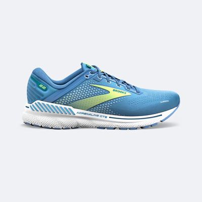 Brooks Adrenaline GTS 22 Kadın Koşu Ayakkabısı Gümüş Mavi/Yeşil/Beyaz | TR-287419