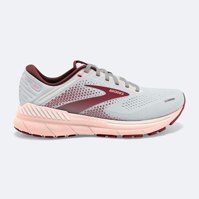 Brooks Adrenaline GTS 22 Kadın Koşu Ayakkabısı Gri/Pembe/Kahverengi | TR-492758