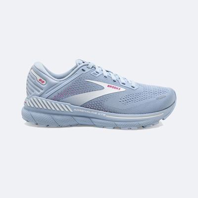 Brooks Adrenaline GTS 22 Kadın Koşu Ayakkabısı Mavi/Beyaz/Pembe | TR-603482