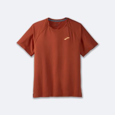 Brooks Atmosphere Short Sleeve 2.0 Erkek Tişört Kırmızı | TR-635840