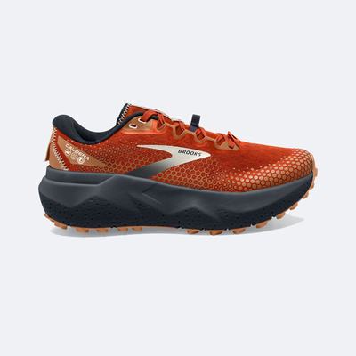 Brooks Caldera 6 Erkek Trail Koşu Ayakkabısı Turuncu/Lacivert | TR-235849