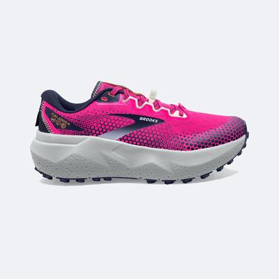 Brooks Caldera 6 Kadın Trail Koşu Ayakkabısı Pembe/Lacivert | TR-958012