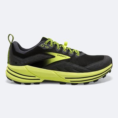 Brooks Cascadia 16 Erkek Trail Koşu Ayakkabısı Siyah | TR-814035