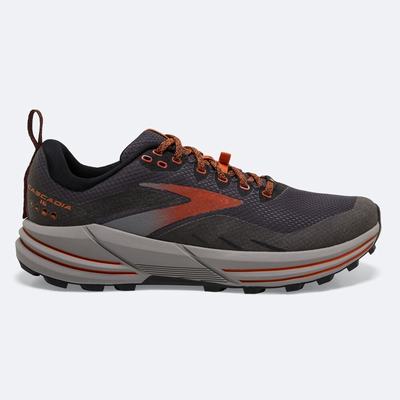 Brooks Cascadia 16 GTX Erkek Trail Koşu Ayakkabısı Siyah | TR-536270