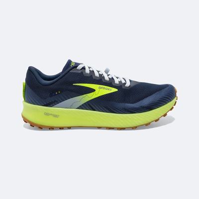 Brooks Catamount Erkek Trail Koşu Ayakkabısı Kahverengi/Lacivert | TR-745103