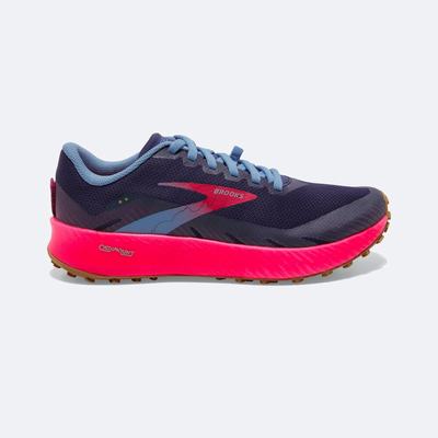 Brooks Catamount Kadın Trail Koşu Ayakkabısı Koyu/Pembe | TR-692054