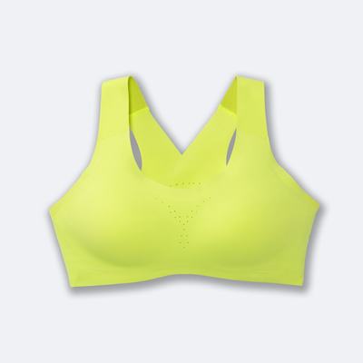 Brooks Dare Crossback Run Bra Kadın Spor Sütyeni Sarı | TR-025476