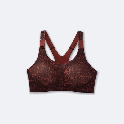 Brooks Dare Racerback Run Bra 2.0 Kadın Spor Sütyeni Koyu Kahverengi | TR-219860