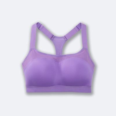 Brooks Dare Racerback Run Bra Kadın Spor Sütyeni Mor | TR-574126