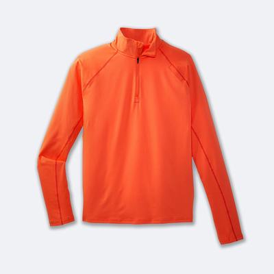 Brooks Dash 1/2 Zip Erkek Ceket Turuncu | TR-798321