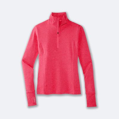 Brooks Dash 1/2 Zip Kadın Ceket Pembe | TR-458230