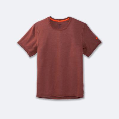 Brooks Distance Short Sleeve Erkek Tişört Bakır | TR-963204