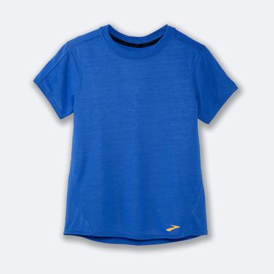 Brooks Distance Short Sleeve Kadın Tişört Mavi | TR-198352