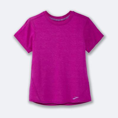 Brooks Distance Short Sleeve Kadın Tişört Pembe | TR-942065