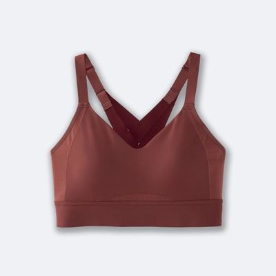 Brooks Drive Interlace Run Bra Kadın Spor Sütyeni Terracotta | TR-042618