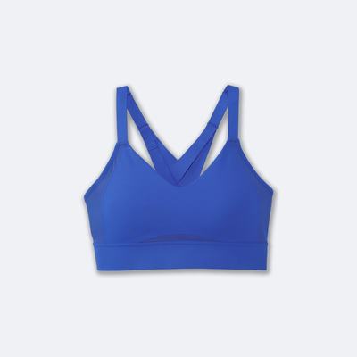 Brooks Drive Interlace Run Bra Kadın Spor Sütyeni Mavi | TR-265378