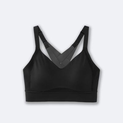 Brooks Drive Interlace Run Bra Kadın Spor Sütyeni Siyah | TR-714083