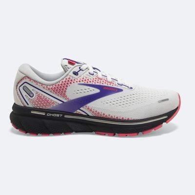 Brooks Ghost 14 Kadın Koşu Ayakkabısı Beyaz/Mor/Mercan | TR-923615