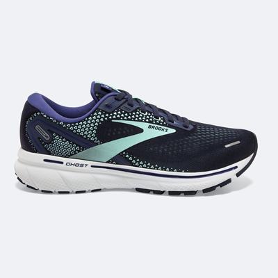 Brooks Ghost 14 Kadın Koşu Ayakkabısı Lacivert/Yeşil/Lacivert | TR-120936