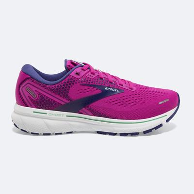 Brooks Ghost 14 Kadın Koşu Ayakkabısı Pembe/Yeşil/Lacivert | TR-821439