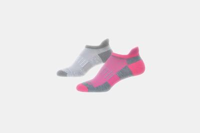 Brooks Ghost Midweight 2-Pack Erkek Çorap Gri/Pembe | TR-197635