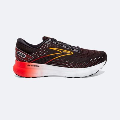 Brooks Glycerin 20 Erkek Koşu Ayakkabısı Siyah/Kırmızı | TR-962035