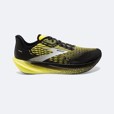 Brooks Hyperion Max Erkek Koşu Ayakkabısı Siyah/Sarı/Beyaz | TR-421608