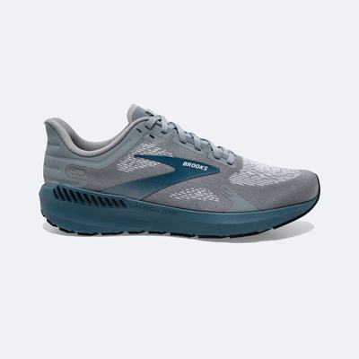 Brooks Launch GTS 9 Erkek Koşu Ayakkabısı Gri/Beyaz | TR-527943