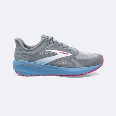 Brooks Launch GTS 9 Kadın Koşu Ayakkabısı Gri/Mavi/Pembe | TR-160597