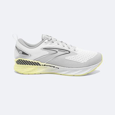 Brooks Levitate GTS 6 Kadın Koşu Ayakkabısı Beyaz/Sarı | TR-681952