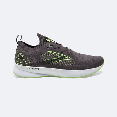 Brooks Levitate StealthFit 5 Erkek Koşu Ayakkabısı Siyah/Yeşil | TR-763092