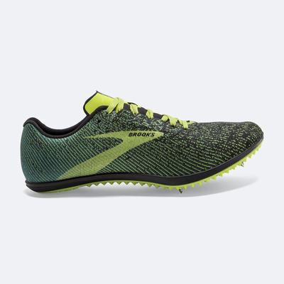 Brooks Mach 19 Erkek Çivili Ayakkabı Siyah/Mavi | TR-451637