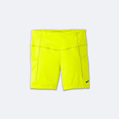 Brooks Method 5" Short Tight Kadın Tayt Sarı | TR-813720