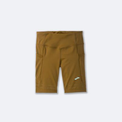 Brooks Method 8" Short Tight Kadın Tayt Zeytin Yeşili | TR-928015