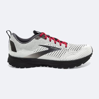 Brooks Revel 4 Erkek Koşu Ayakkabısı Beyaz/Siyah/Kırmızı | TR-806752