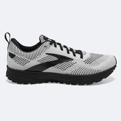 Brooks Revel 5 Erkek Koşu Ayakkabısı Beyaz/Siyah | TR-019374