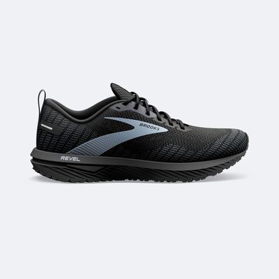 Brooks Revel 6 Erkek Koşu Ayakkabısı Siyah/Gri | TR-208954