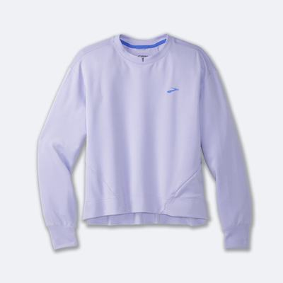 Brooks Run Within Kadın Sweatshirt Mor Gri | TR-759348