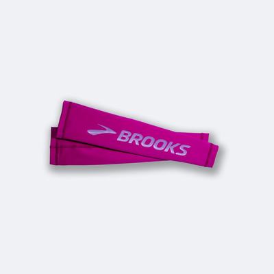 Brooks Source Midweight Kadın Kol Isıtıcı Pembe/Mor | TR-642037