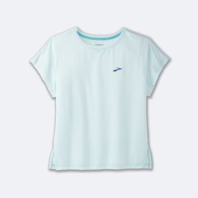 Brooks Sprint Free Short Sleeve Kadın Tişört Mavi | TR-143980