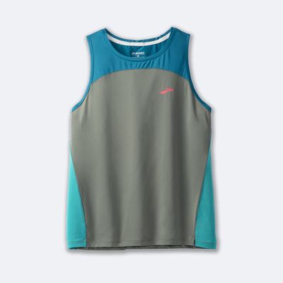 Brooks Sprint Free Tank 2.0 Kadın Atlet Yeşil | TR-574192