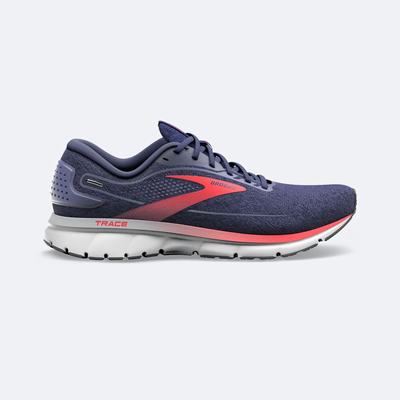 Brooks Trace 2 Erkek Koşu Ayakkabısı Lacivert/Gri/Kırmızı | TR-973814