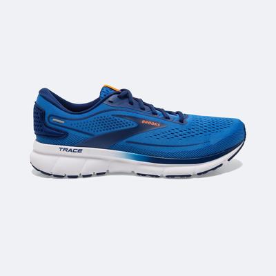 Brooks Trace 2 Erkek Koşu Ayakkabısı Mavi/Mavi/Turuncu | TR-415279