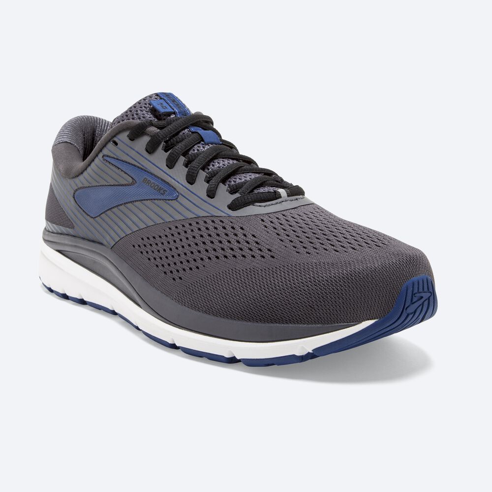 Brooks Addiction 14 Erkek Koşu Ayakkabısı Siyah/Mavi/Siyah | TR-652130