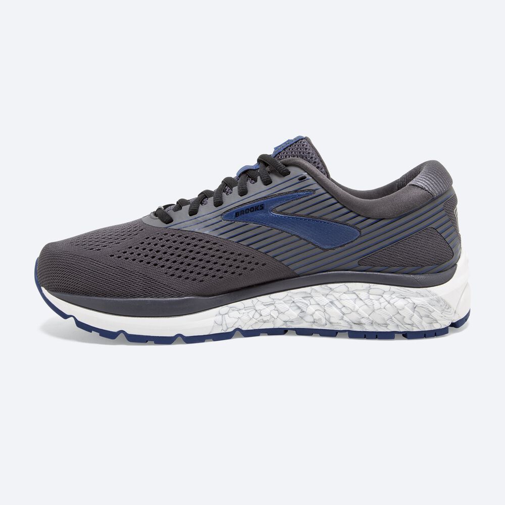 Brooks Addiction 14 Erkek Koşu Ayakkabısı Siyah/Mavi/Siyah | TR-652130