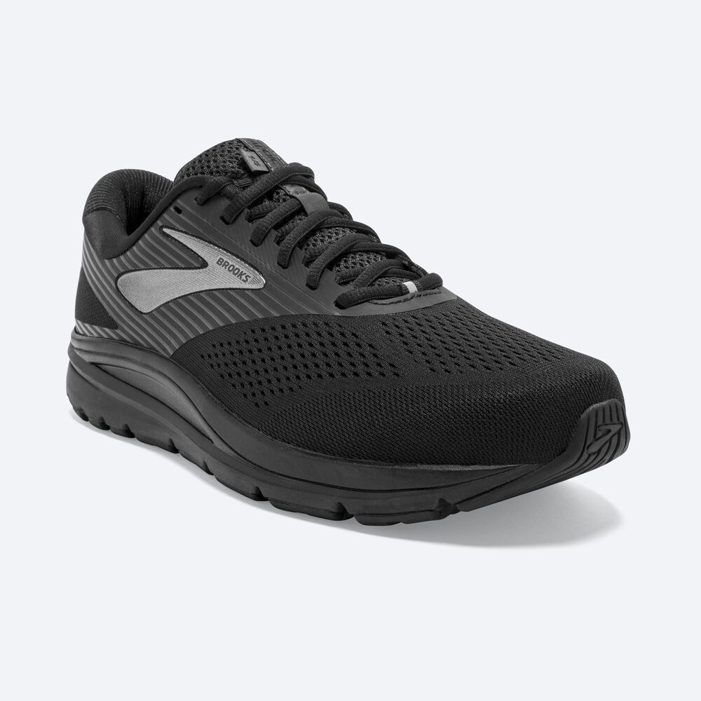 Brooks Addiction 14 Erkek Koşu Ayakkabısı Siyah/Gri/Siyah | TR-974826