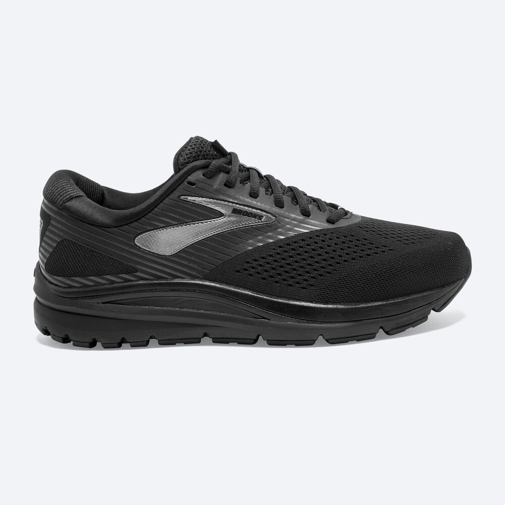 Brooks Addiction 14 Erkek Koşu Ayakkabısı Siyah/Gri/Siyah | TR-974826